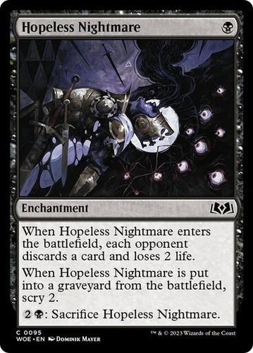 Hopeless nightmare mtg - nm,